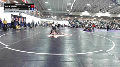 124 lbs Cons. Round 1 - Amanda Durrant, Waldorf University vs Berlin Kiddoo, Central Methodist University