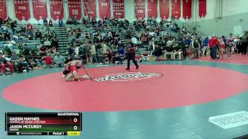 150 lbs Quarterfinal - Jaxon Mccurdy, Uintah vs Hassin Maynes, Central Of Grand Junction