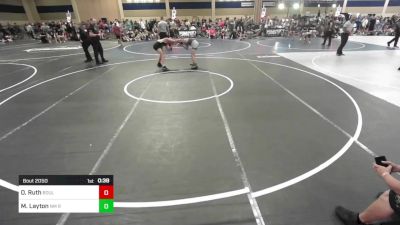 130 lbs Consi Of 16 #2 - Otis Ruth, Boulder City Wrestling vs Mythias Layton, NM Royalty