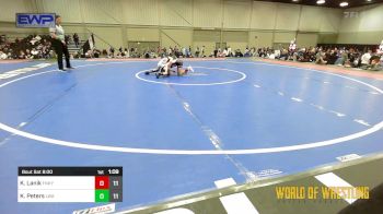 52 lbs Rr Rnd 3 - Keaton Lanik, Funky Singlets vs Kamdyn Peters, LWA 9U