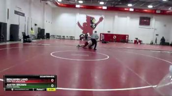 285 lbs Quarterfinal - Benjamin Land, Team Jeff Wrestling vs Justin Brown, Floyd Central