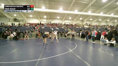 175 lbs Cons. Sub-rd Of 16 - Christian Butterfield, Green Canyon vs Krew Jessop, Ridgeline