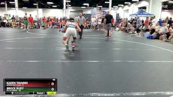 144 lbs Round 4 (6 Team) - Brock Rudy, PA Alliance vs Kaden Tavares, Spear Mat Club