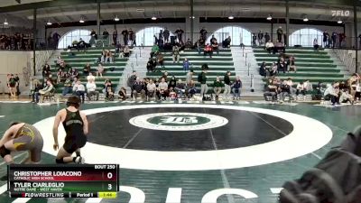 150 lbs Cons. Round 3 - Christopher Loiacono, Catholic High School vs Tyler Ciarleglio, Notre Dame - West Haven