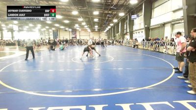 126 lbs Rr Rnd 2 - Jaymar Custodio, Grapplers Garage vs Landon Ault, Quest School Of Wrestling Black