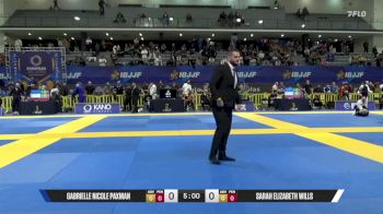 Sarah Elizabeth Wills vs Gabrielle Nicole Paxman 2025 European Jiu-Jitsu IBJJF Championship