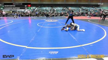 52 lbs 2nd Place - Jacob Sawyer, Mat Demon Wrestling Club vs Alejandro Martinez, Ridge Wresting Club