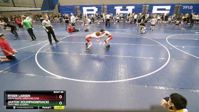 96 lbs Quarterfinal - Jaxton Xoumphonphackdy, Team Pride Academy vs Ryder Larsen, South Summit Wrestling Club