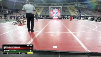 120 lbs Semifinal - Braylon Reynolds, IN vs Austin Collins, CO