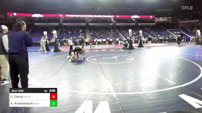 165 lbs Round Of 32 - Donald Olenja, Newton North vs Anthony Archambault, Andover