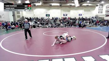 175 lbs Semifinal - Luke Chapman, Montville/Plainfield vs James Hiltz, Lyman Mem/Windham Tech
