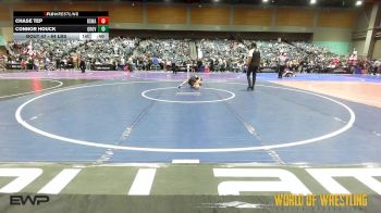 64 lbs Consi Of 16 #1 - Chase Tep, Red Star Wrestling Academy vs Connor Houck, Oroville Rattlers
