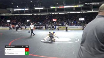 132 lbs Quarterfinal - Alex Buck, Glenallen vs Noah Messman, Mountain View