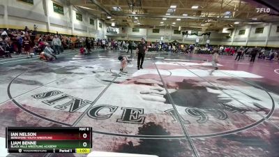 80 lbs Cons. Round 4 - Liam Benne, Black Hills Wrestling Academy vs Ian Nelson, Beresford Youth Wrestling