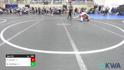 120 lbs Semifinal - Kiah Locust, Cowboy Wrestling Club vs Whitacre Quillman, Raw Wrestling Club