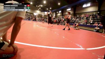 150 lbs Semifinal - Camden Robinson, Gladiator Wrestling Club vs Connor Locke, North Desoto Wrestling Academy
