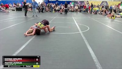 92 lbs Round 5 (8 Team) - Paxton Laughlin, Louisville WC vs Dominic Difilippo, Rogue Wrestling