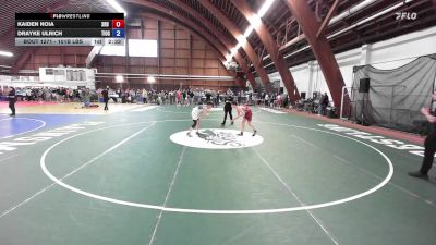 101B lbs Rr Rnd 3 - Kaiden Noia, 3Rd At State Qualifier vs Drayke Ulrich, Tioga