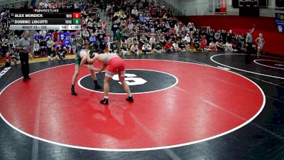 152 lbs Champ. Round 1 - Alex Mondick, Westmont Hilltop Hs vs Dominic Liscotti, Yough Hs