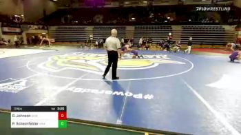 174 lbs Consi Of 4 - Dajun Johnson, Northern Iowa vs Pat Scheonfelder, Northern Iowa