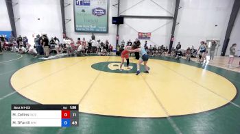 60 kg Rr Rnd 3 - Mia Collins, Razor Red vs Mia OFarrill, Wyoming Seminary