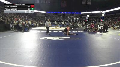 126 lbs Consi Of 16 #2 - Jaime Serrato, Highland (SS) vs Silas Varner, Bakersfield (CS)