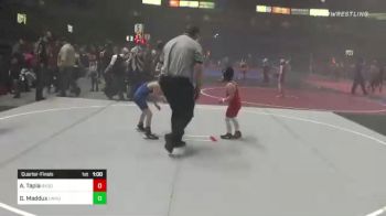 52 lbs Quarterfinal - Andres Tapia, Bagdad Copperhead WC vs Grayson Maddux, Umpqua WC