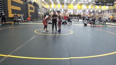 126 lbs Champ. Round 1 - Mitchell Pins, Mustang Wrestling Club vs Jensen Dyer, Ubasa Wrestling Academy