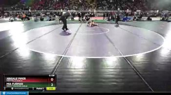 G 138 lbs Semifinal - Abigale Piper, Post Falls (Girls) vs Mia Furman, Rocky Mountain (Girls)