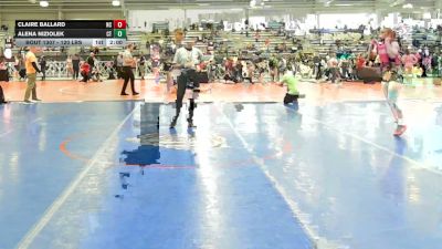 120 lbs Round Of 64 - Claire Ballard, NC vs Alena Niziolek, CT
