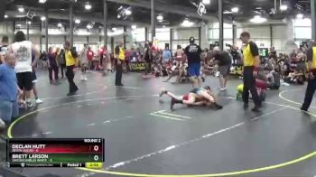 90 lbs Round 2 (6 Team) - Declan Hutt, Death Squad vs Brett Larson, Untouchables White