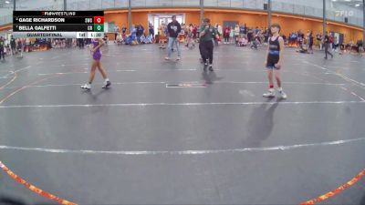 85/90 Quarterfinal - Bella Galfetti, Carolina Reapers vs Gage Richardson, Storm Wrestling Center