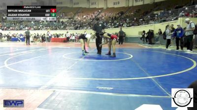 123 lbs Round Of 16 - Jaleah Stanton, Central Middle School vs Brylee Mullican, Little Axe Takedown Club