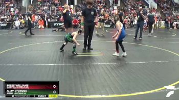 64 lbs Champ. Round 1 - Shay Stimson, Lapeer Lightning WC vs Miles Williams, Evart Youth Wrestling