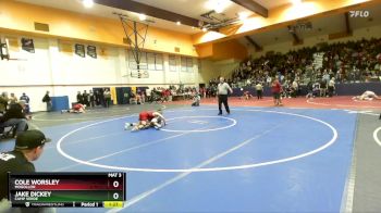 138 lbs Semifinal - COLE WORSLEY, Mogollon vs Jake Dickey, Camp Verde