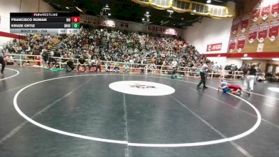 75A Quarterfinal - Francisco Roman, Riverton Middle School vs Kruze Ortiz, Shoshoni Junior High School