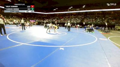 120 Class 4 lbs Cons. Semi - Riley Sumner, Lafayette (Wildwood) vs Carson Owens, Seckman