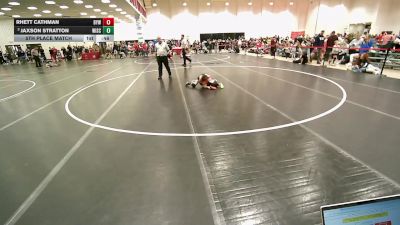 62-70 lbs 5th Place Match - Jaxson Stratton, Wisconsin vs Rhett Cathman, Boscobel Youth Wrestling