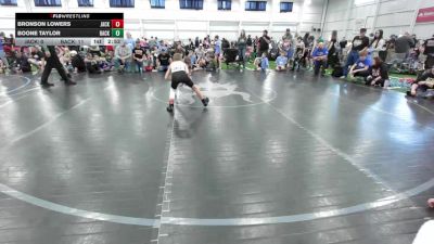 64 lbs Round Robin 3 - Bronson Lowers, Jacket W.C.-EL vs Boone Taylor, Backyard Barbarians-EL