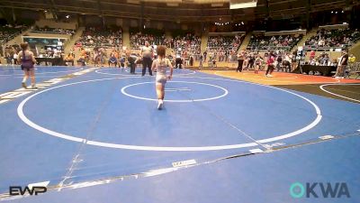49 lbs Consolation - Lane Baldwin, Claremore Wrestling Club vs Kayne Felix, Keystone Wrestling Club