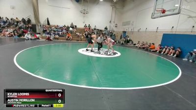 132B Quarterfinal - Austin Morillon, Jackson Hole vs Kyler Loomis, Riverton