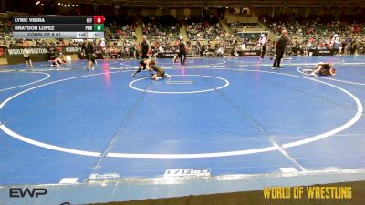 73 lbs Consi Of 8 #1 - Lyric Vieira, Graham Future Falcons vs Braydon Lopez, Proving Grounds Wrestling