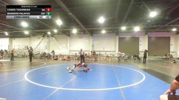 54 lbs Consolation - Conor Yoshimura, California Grapplers vs Brandon Palafox, Southwest Stallions WC