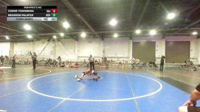 54 lbs Consolation - Conor Yoshimura, California Grapplers vs Brandon Palafox, Southwest Stallions WC