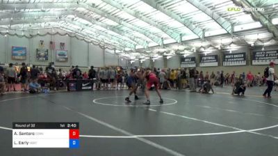 74 kg Round Of 32 - Adam Santoro, Cornell University vs Larry Early, Virginia Beach Regional Training Center