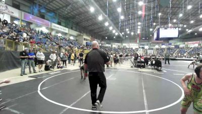 61 lbs Semifinal - Beyeler Dumbleton, Bear Cave vs Eli Werner, Colorado Hammers