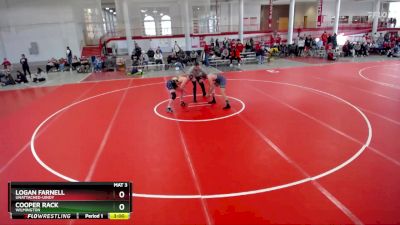 174 lbs Champ. Round 2 - Cooper Rack, Wilmington vs Logan Farnell, Unattached-UIndy