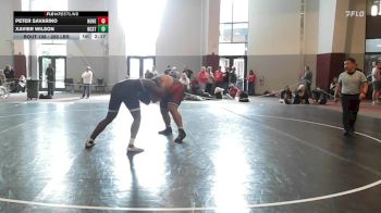 285 lbs Consi Of 16 #2 - Peter Savarino, Unaffiliated vs Xavier Wilson, NC State