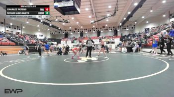 100 lbs Semifinal - Charlee Peters, Tahlequah Girls HS vs Taylor Archuleta, Sallisaw Lady Black Diamonds