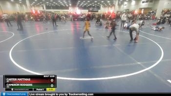 63 lbs Quarterfinal - Cameron Rodgers, MN vs Carter Matthias, NE